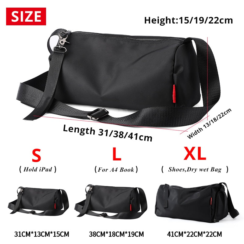 Gym Bags Men Crossbody Fitness Hiking Swimming Storage Bag Travel Duffle Sport Bag Exercise Training Shoulder Sport Backpack