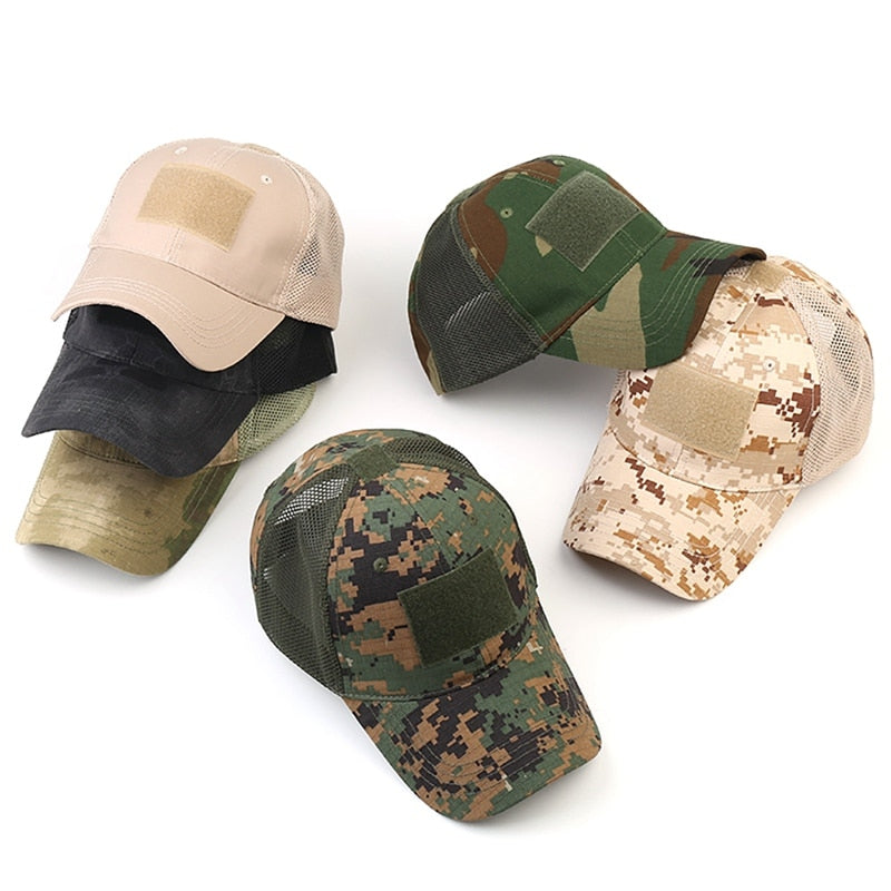 Tactical army cap Outdoor Sport Military Cap Camouflage Hat Simplicity Army Camo Hunting Cap For Men Adult