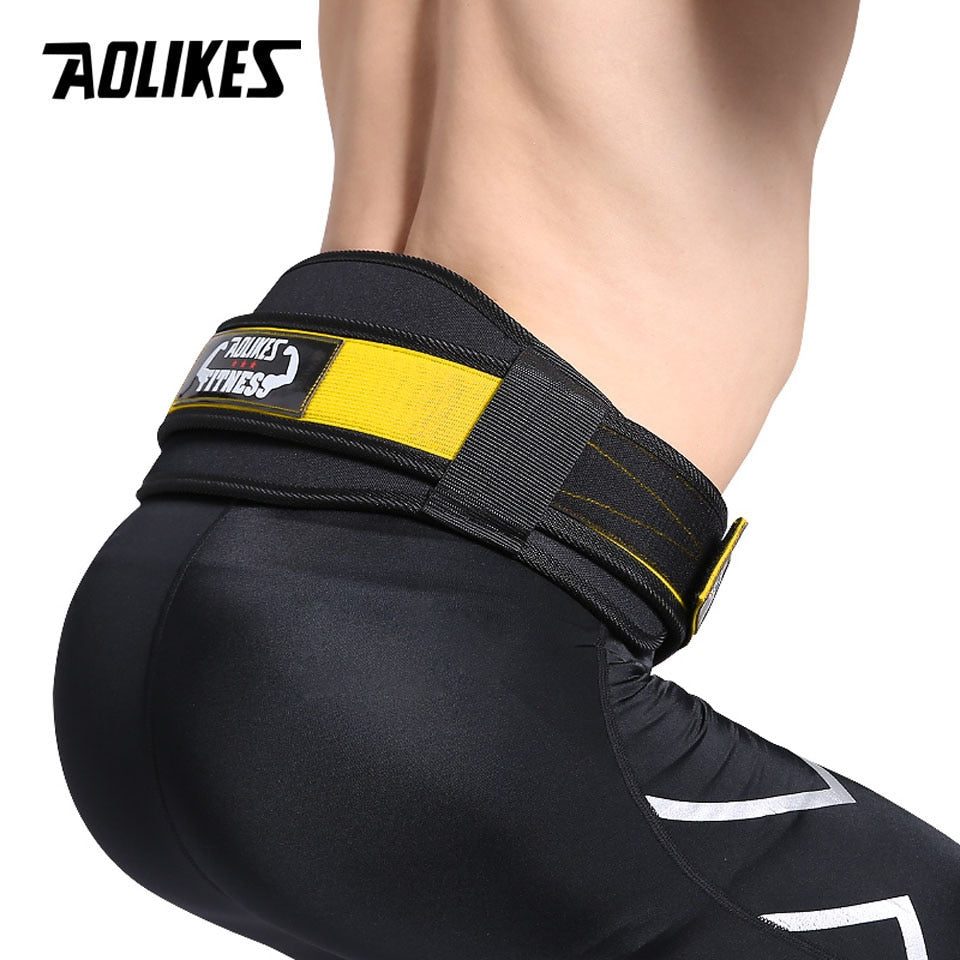 1Pc Fitness Weight Lifting Belt Barbell Dumbbell Training Back Support Weight Lifting Belt Gym Squat Dip Powerlifting Waist Belt