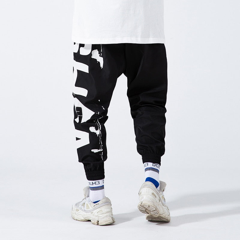 Hip Hop Joggers Men Letter Printing Mens Harem Pants Streetwear Casual Ankle-length Men Trousers Fashion Jogger Pants for Women