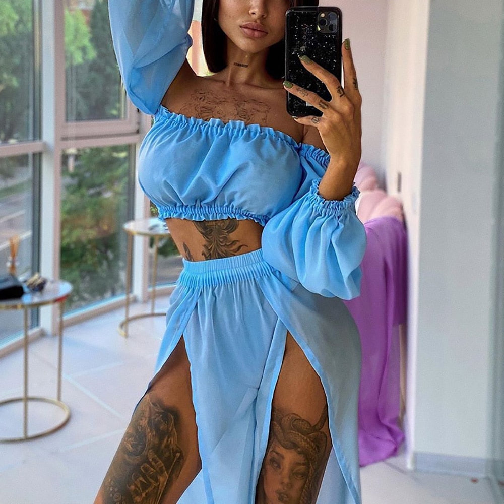 Summer Beach Dress Women Casual Cover Up Swimsuit Two Piece Dress Robe Bikini Dresses Chiffon Leopard Cover-ups 2021 Beach Dress