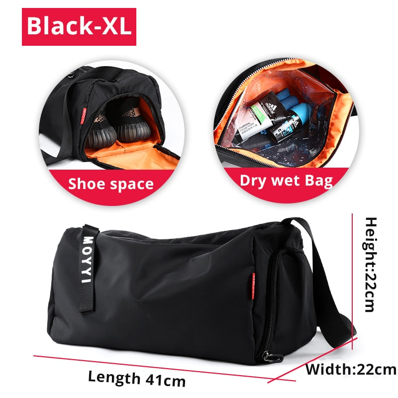 Gym Bags Men Crossbody Fitness Hiking Swimming Storage Bag Travel Duffle Sport Bag Exercise Training Shoulder Sport Backpack