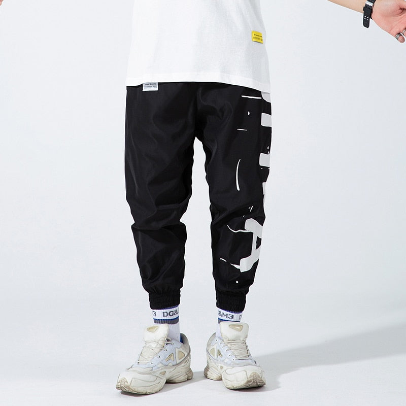 Hip Hop Joggers Men Letter Printing Mens Harem Pants Streetwear Casual Ankle-length Men Trousers Fashion Jogger Pants for Women