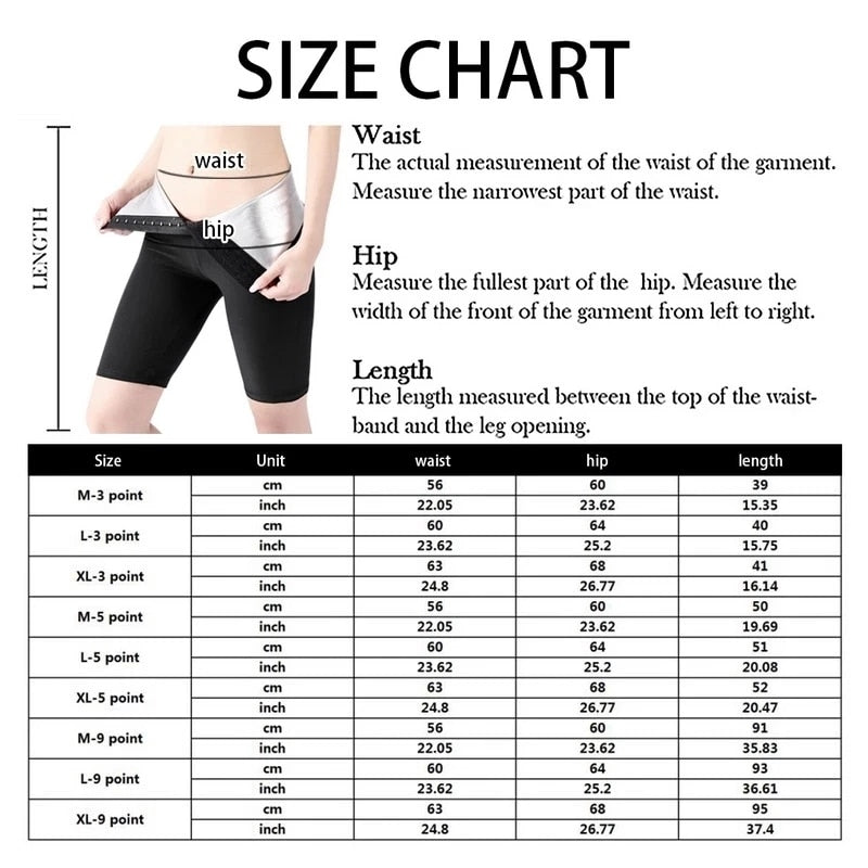 Sweat Sauna Pants Body Shaper Shorts Weight Loss Slimming Shapewear Women Waist Trainer Tummy Hot Thermo Sweat Leggings Fitness