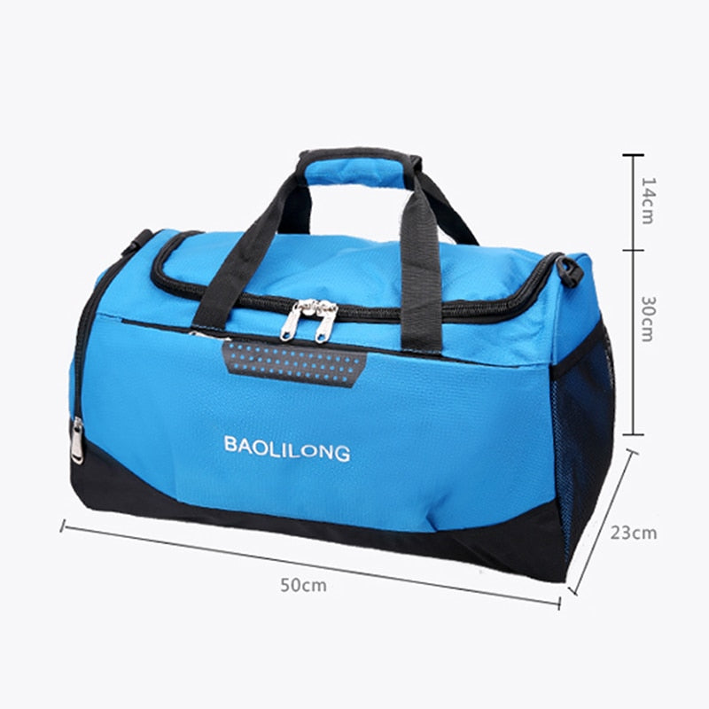 Sports Gym Bag Waterproof Sports Bags for Men Fitness Women Yoga Training Handbag with Shoe Compartment Travel Sac De Sport 30L