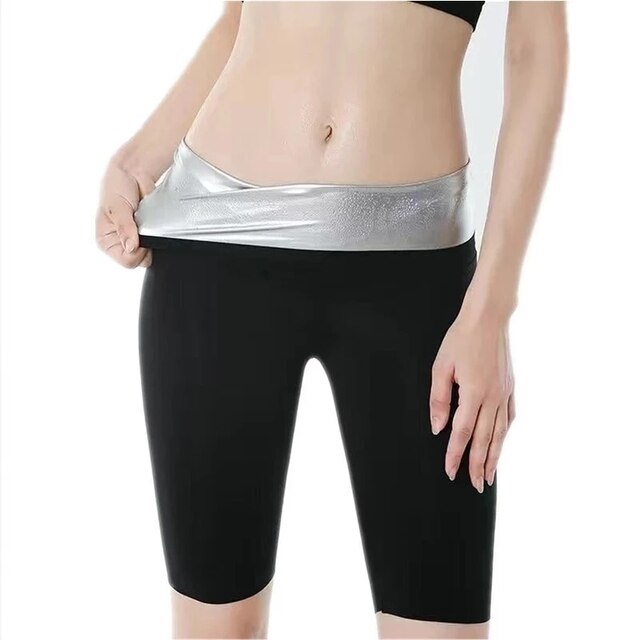 Sweat Sauna Pants Body Shaper Shorts Weight Loss Slimming Shapewear Women Waist Trainer Tummy Hot Thermo Sweat Leggings Fitness