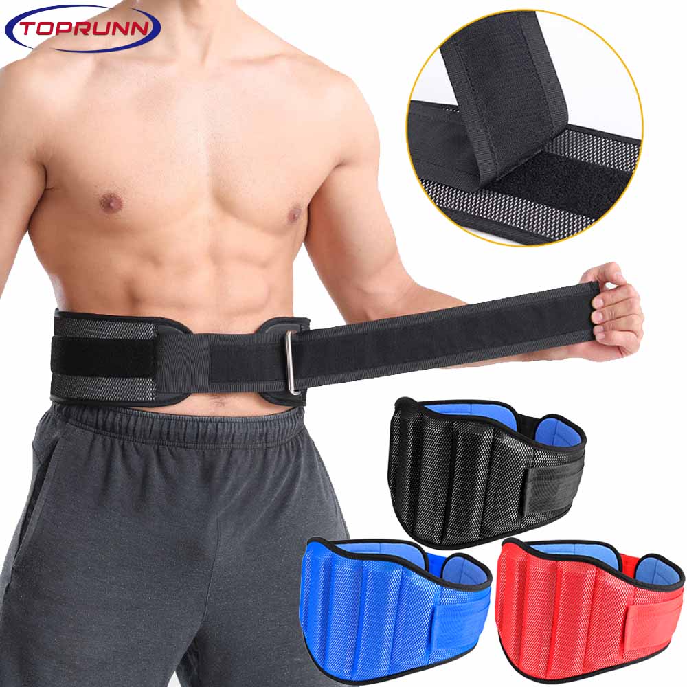 Weightlifting Squat Training Lumbar Support Band Sport Powerlifting Belt Fitness Gym Back Waist Protector For Men Woman&#39;s Girdle