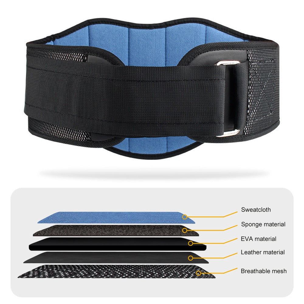 Weightlifting Squat Training Lumbar Support Band Sport Powerlifting Belt Fitness Gym Back Waist Protector For Men Woman's Girdle