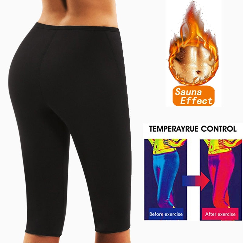 YBFDO Women Sauna Sweat Weight Loss Slimming Neoprene Pants Hot Thermo Waist Trainer Slimming Leggings Body Shaper Fitness Pants