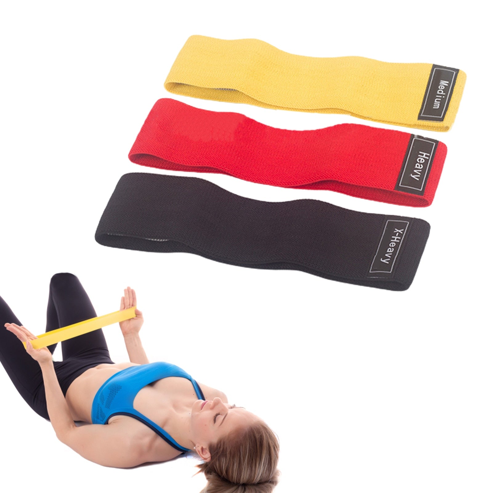 Resistance Bands Set Pull Up Bands For Women Butt And Legs Non-Slip Resistance Working Out Band For Glute Thigh Squat Workout