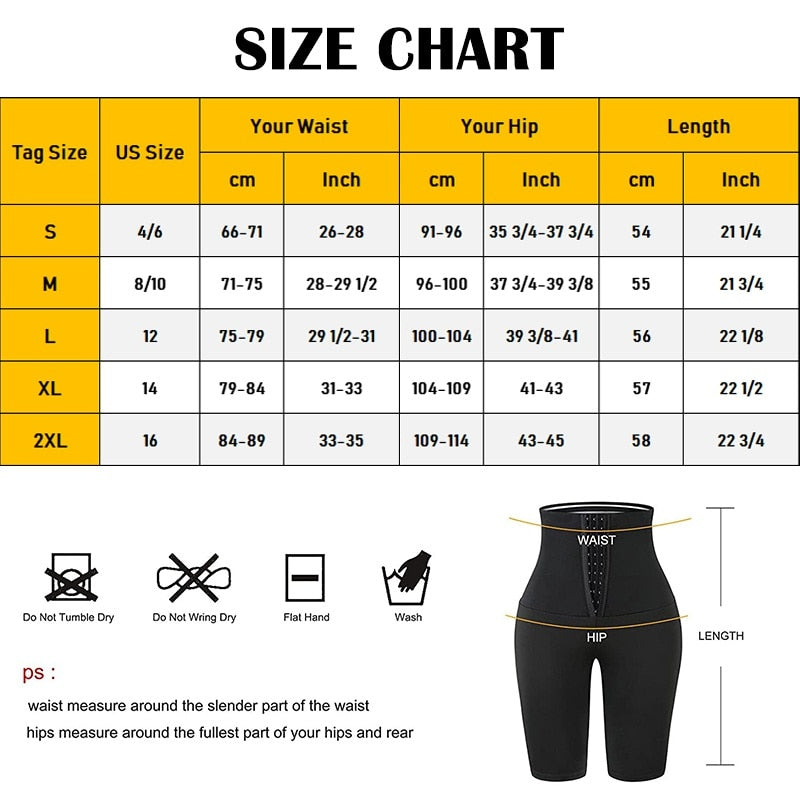 Sauna Sweat Pants for Women High Waisted Thermo Shorts Workout Body Shaper Waist Trainer Capris Weight Loss Shaperwear