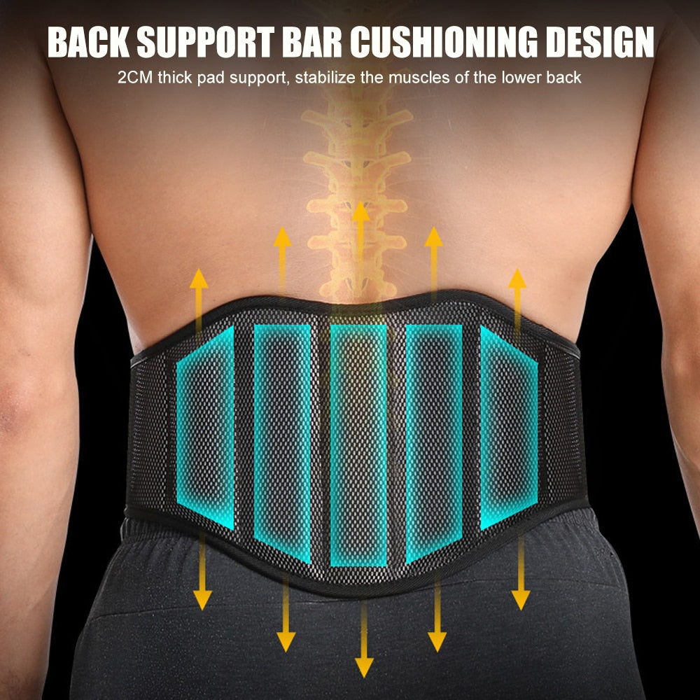 Weightlifting Squat Training Lumbar Support Band Sport Powerlifting Belt Fitness Gym Back Waist Protector For Men Woman's Girdle